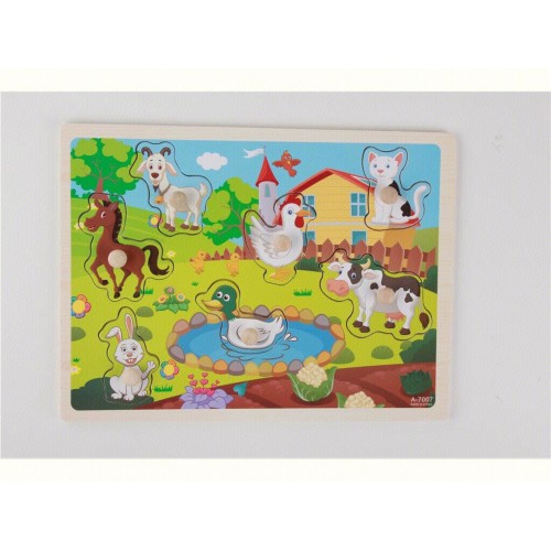 Wooden Puzzle Farm
