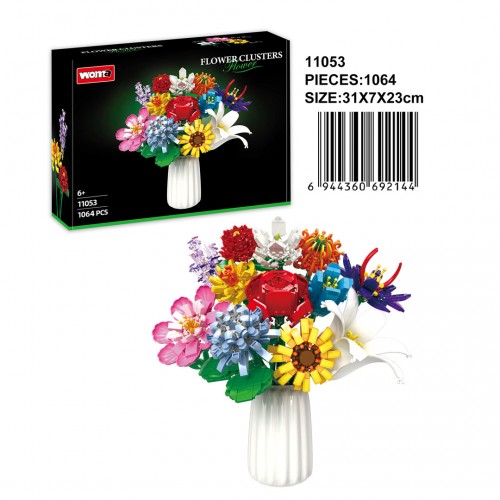 Spring Bouquet Building Blocks Set 1009pcs.