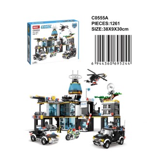 Police Building Blocks Set 1261pcs.