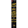 Sports Car Brick Set Yellow 1373pcs.