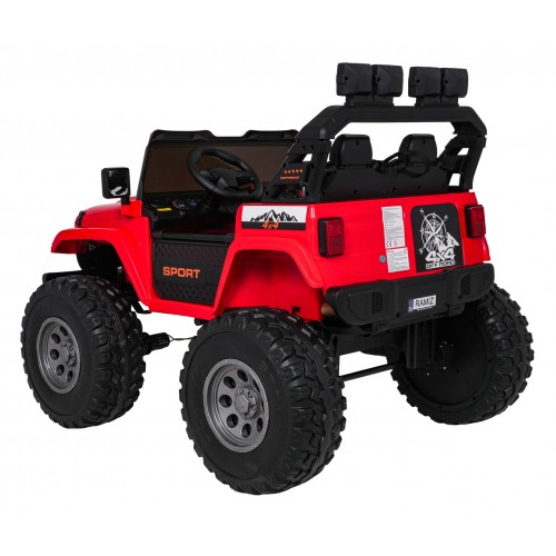 Extreme Sport 4x4 Vehicle Variable Size Red