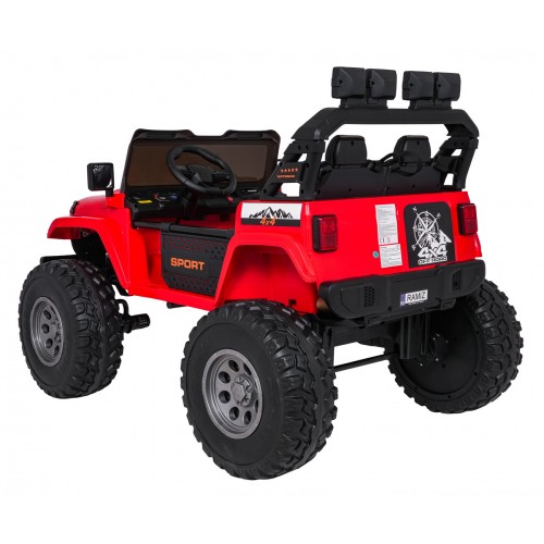 Extreme Sport 4x4 Vehicle Variable Size Red