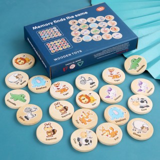 Wooden Memory Animals