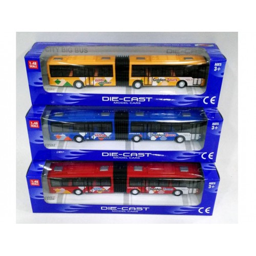 Articulated Metal Bus 1:48