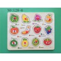 Wooden Board for Learning Fruits