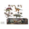 Set of 4 Dinosaurs Movable Elements