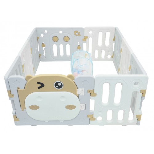 Hippo Modular Playpen Brown