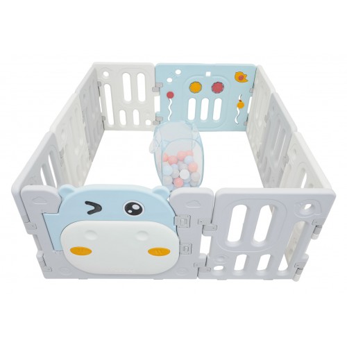 Hippo Modular Playpen Blue