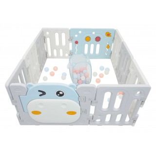 Hippo Modular Playpen Blue