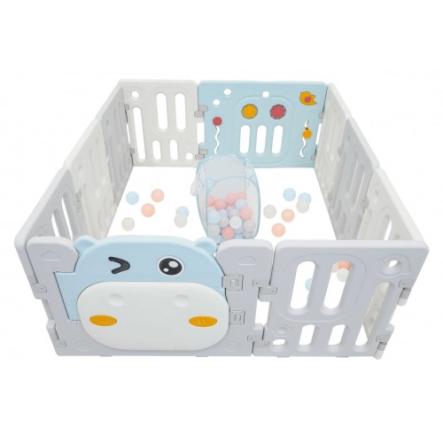 Hippo Modular Playpen Blue