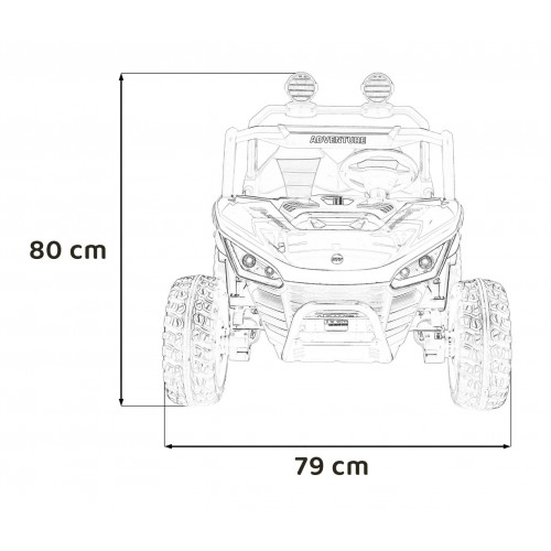 SPEEDY 4x4 Buggy Vehicle Black