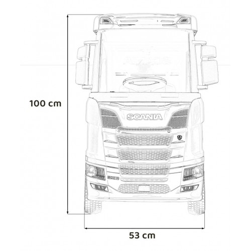 Scania R-SERIE Vehicle Painted Red