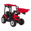 MEGA Tractor D68 Vehicle With Trailer Red