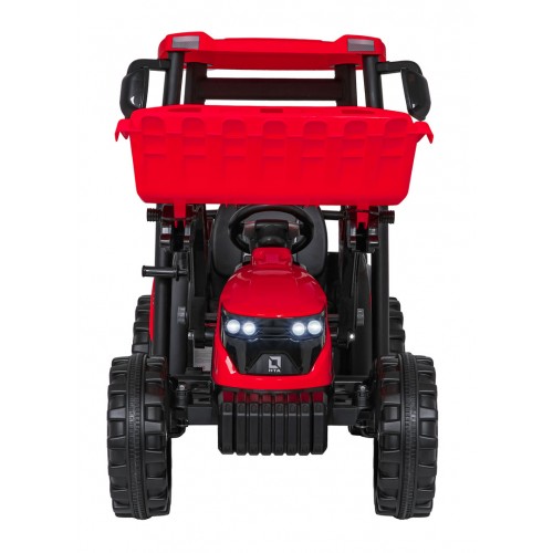 MEGA Tractor D68 Vehicle With Trailer Red