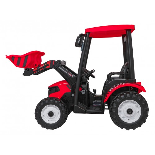 MEGA Tractor D68 Vehicle With Trailer Red