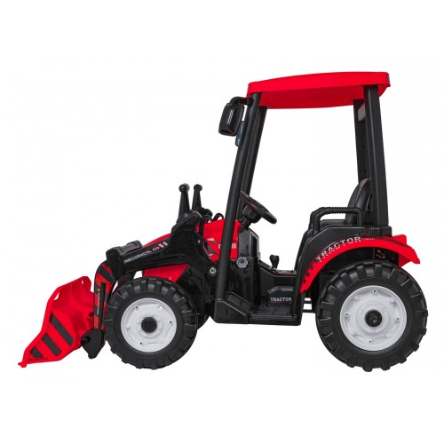 MEGA Tractor D68 Vehicle With Trailer Red
