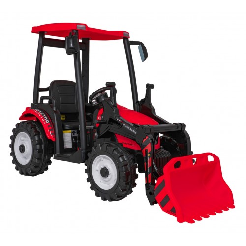 MEGA Tractor D68 Vehicle With Trailer Red