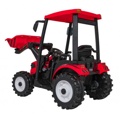 MEGA Tractor D68 Vehicle With Trailer Red