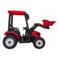 MEGA Tractor D68 Vehicle With Trailer Red