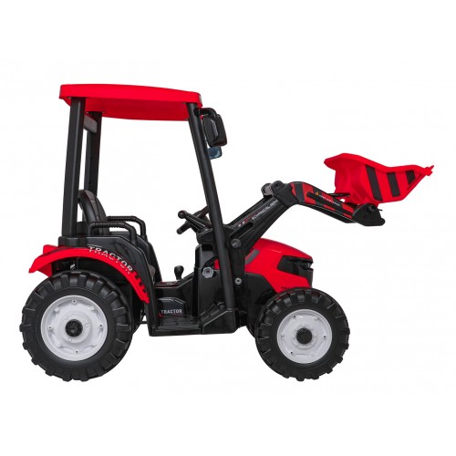 MEGA Tractor D68 Vehicle With Trailer Red