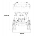 MEGA Tractor D68 Vehicle With Trailer Red