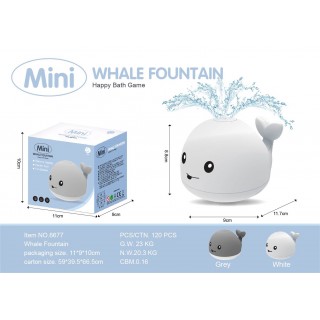 Mini Whale Bath Fountain