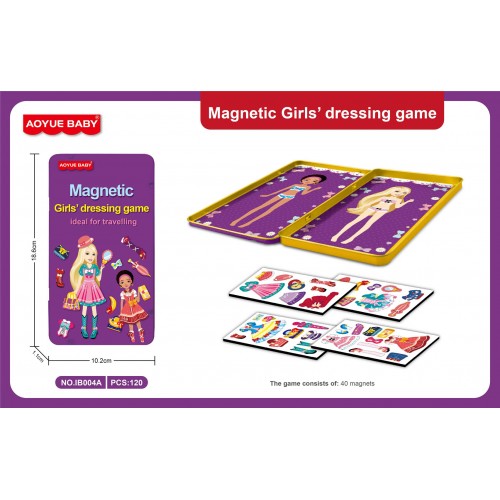 Mini Magnetic Dressing Room Set for Girl