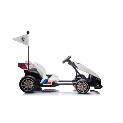 BMW Gokart Vehicle with Drift Function White