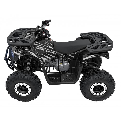 125CC DISCOVERER Black Petrol Quad Bike