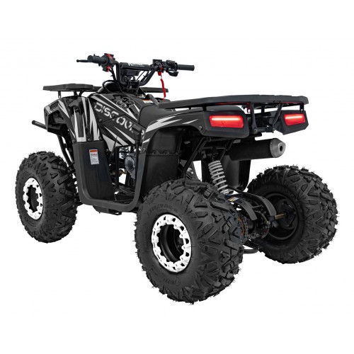 125CC DISCOVERER Black Petrol Quad Bike