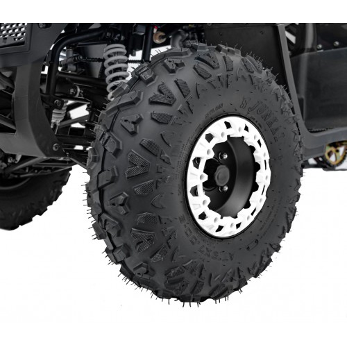 125CC DISCOVERER Black Petrol Quad Bike