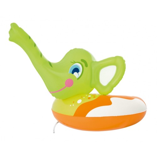 Over And Over Again To The Swimming Elephant Water Glowing W