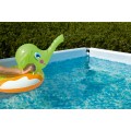 Over And Over Again To The Swimming Elephant Water Glowing W