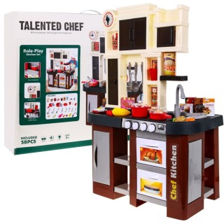 Kitchen kitchenette faucet with water