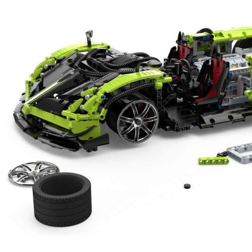 Car 1:8 Pagani Huayra BC Blocks Green RASTAR