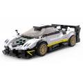 Car 1:28 Pagani Zonda R Blocks White RASTAR