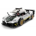Car 1:28 Pagani Zonda R Blocks White RASTAR