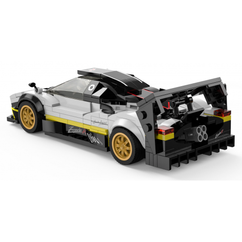Car 1:28 Pagani Zonda R Blocks White RASTAR