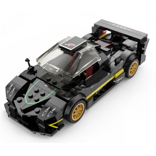 Car 1:28 Pagani Zonda R Blocks Black RASTAR