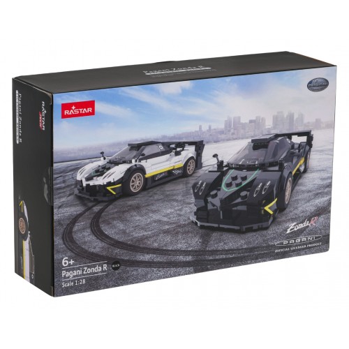 Car 1:28 Pagani Zonda R Blocks Black RASTAR