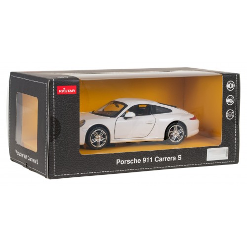 Metal Car 1:24 Porsche 911 White RASTAR