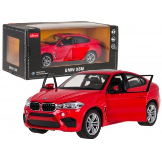 Kovové auto 1:24 BMW X6M Red RASTAR