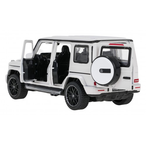 Metal Car 1/32 Mercedes-Benz AMG G63 with Sound White RASTAR