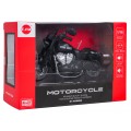 Metal Motorcycle Black with Lights and Sound Function