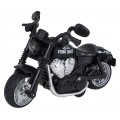 Metal Motorcycle Black with Lights and Sound Function