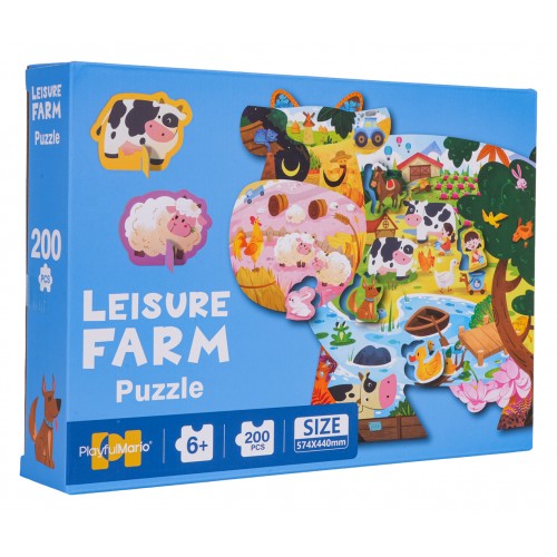 200 Piece Puzzle Set Farm