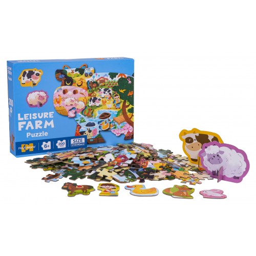 200 Piece Puzzle Set Farm