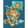 Puzzle Set 200pcs Safari