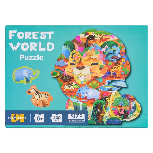 Puzzle Set 200pcs Safari