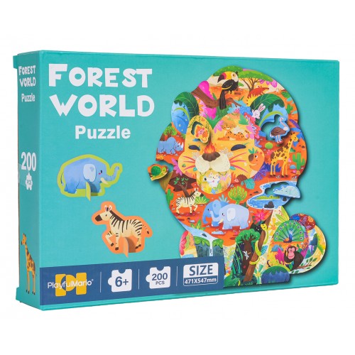 Puzzle Set 200pcs Safari